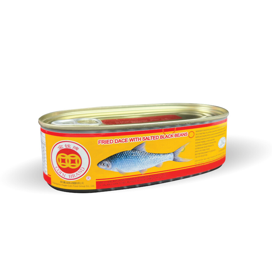 Coin Brand Fried Dace with Salted Black Beans (184g)